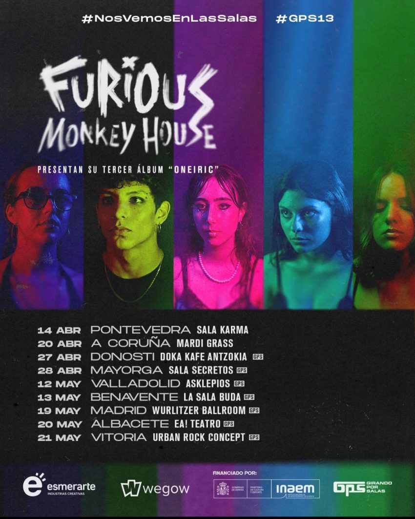 Furious Monkey House gira presentación de Oneiric