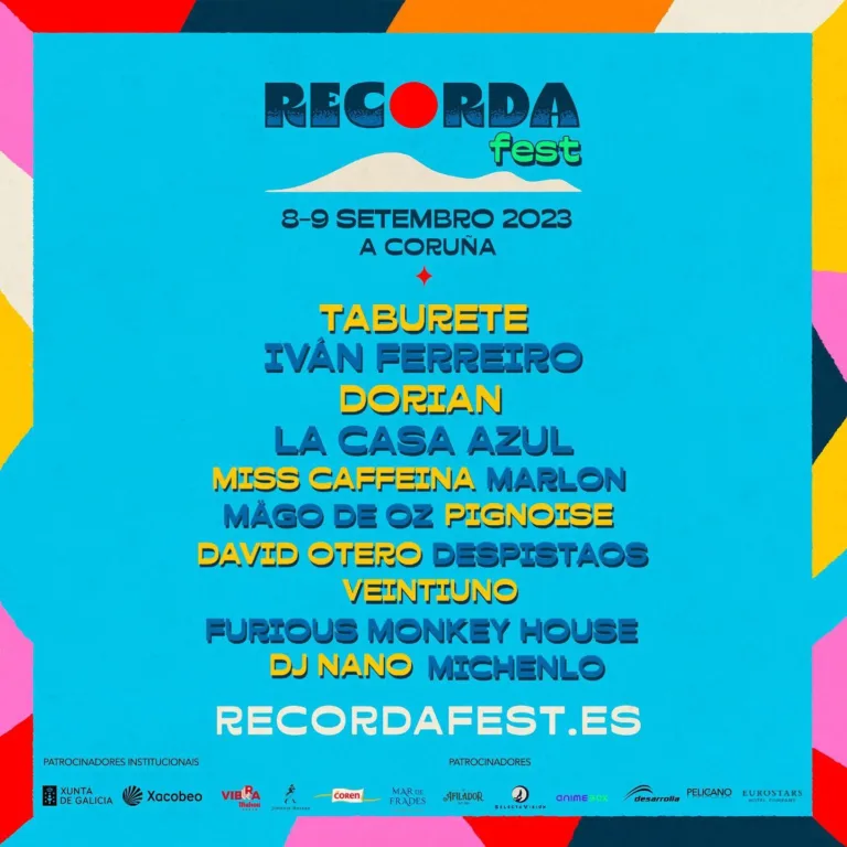 Cartel final Recorda Fest 2023