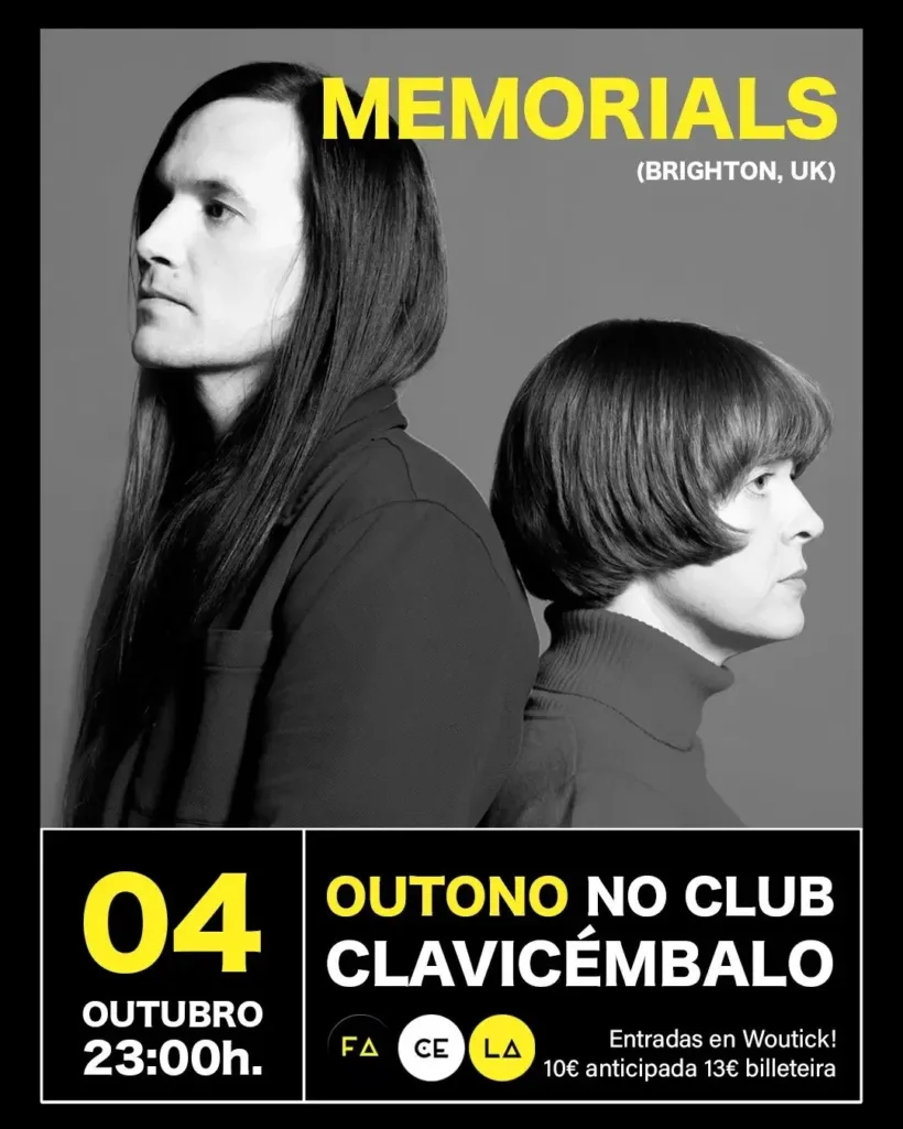Concierto de MEMORIALS en el Club Clavicémbalo de Lugo