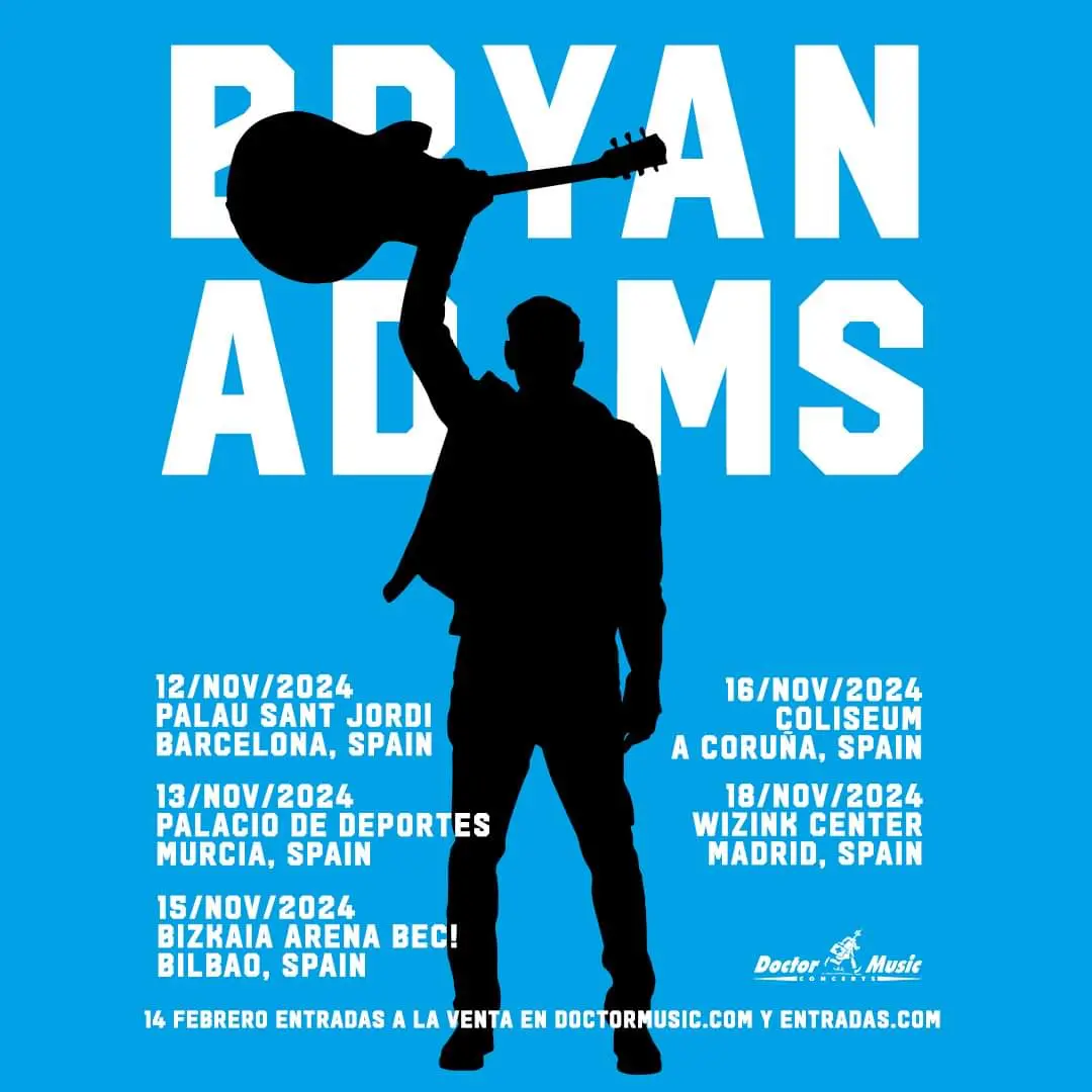 Concierto de Bryan Adams en el Coliseum de A Coruña