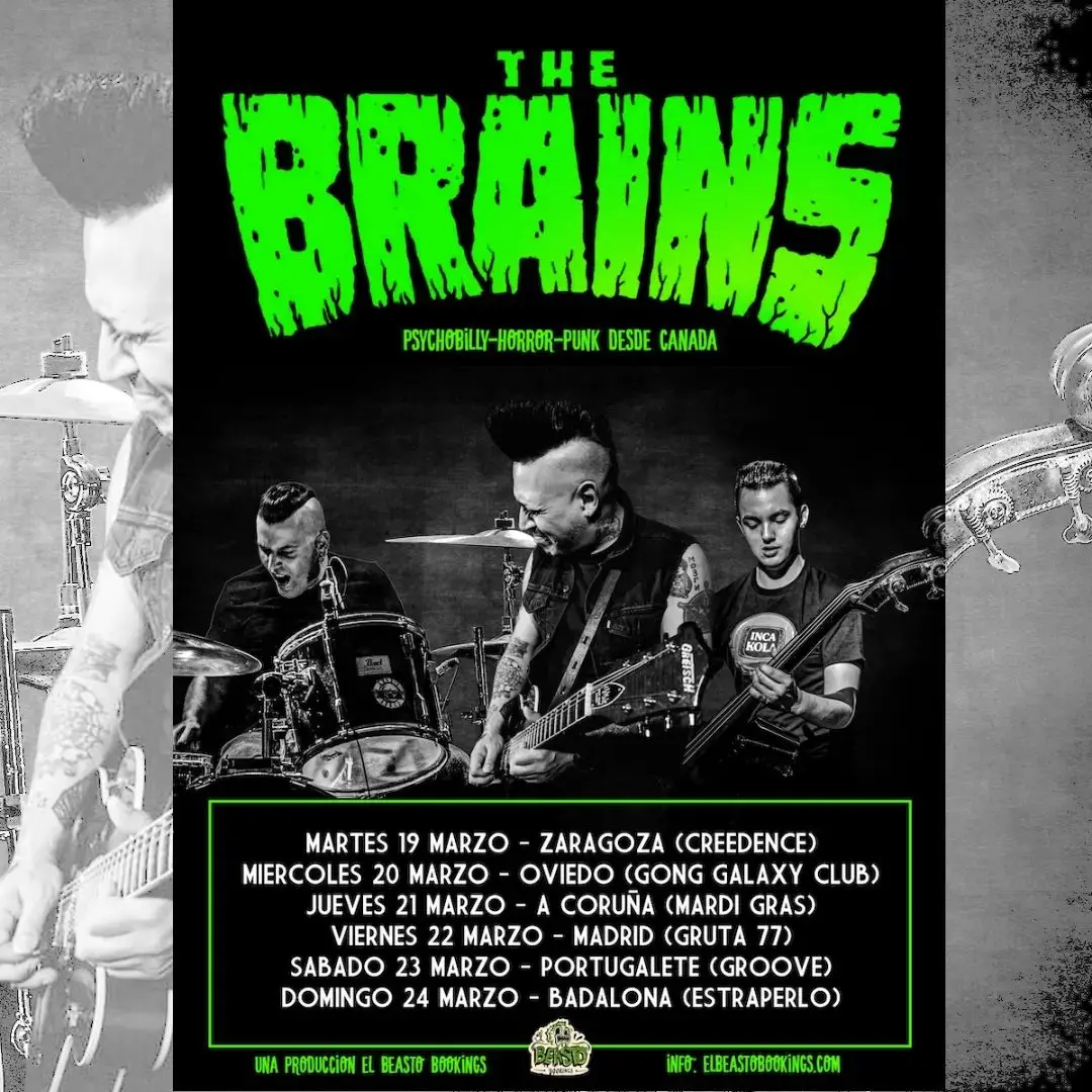 Concierto de The Brains en la Sala Mardi Gras